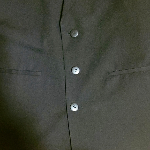 3 for$30 Men’s Blazer/suit jacket, sized 44, black. OFFICE CASUALS BRAND. - Picture 1 of 6